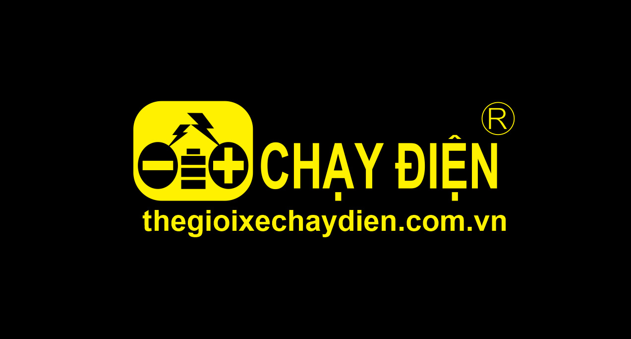 Logo đen thế giới xe chạy điện