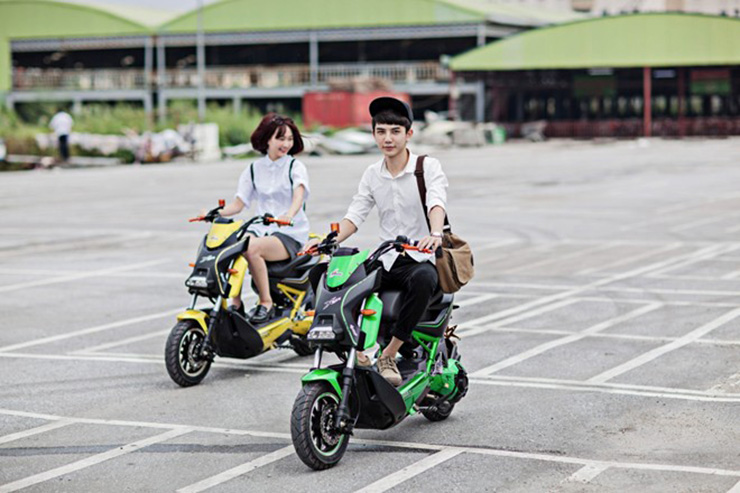Người mẫu xe đạp điện 6