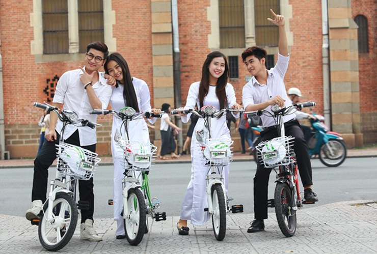 Xe đạp điện dành cho học sinh trung học cơ sở Xe đạp điện dành cho học sinh trung học cơ sở