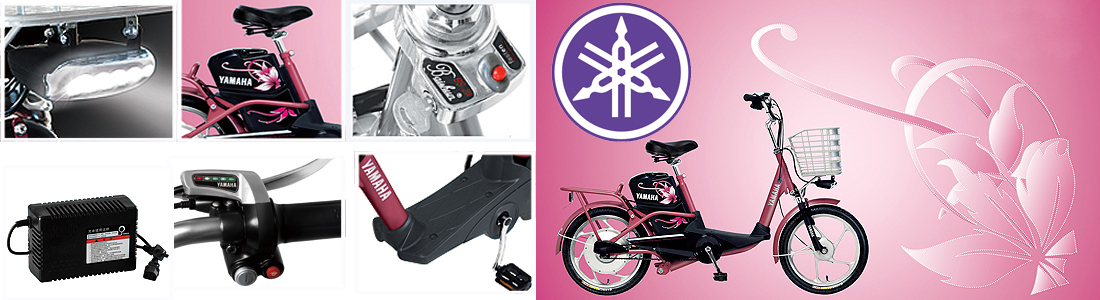 baner quảng c&aacute;o của xe đạp điện yamaha