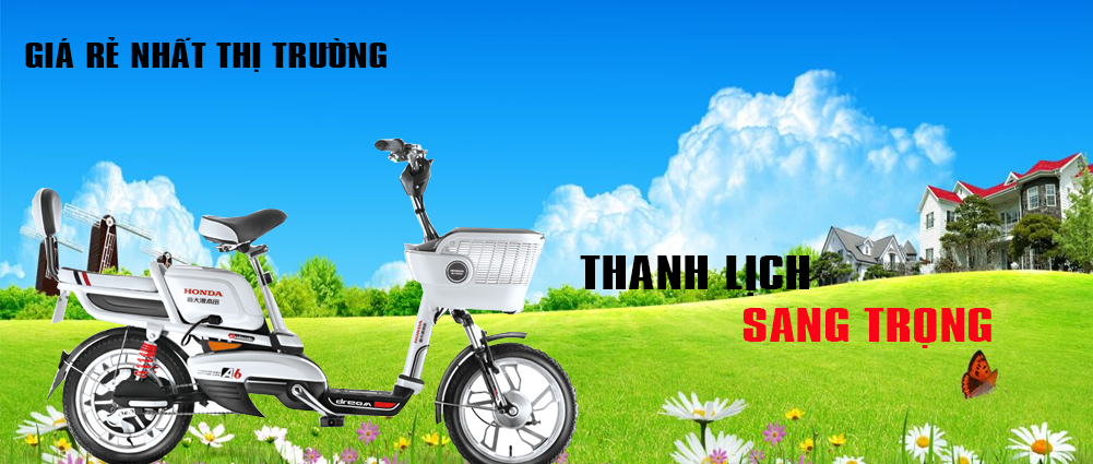 baner xe đạp điện honda