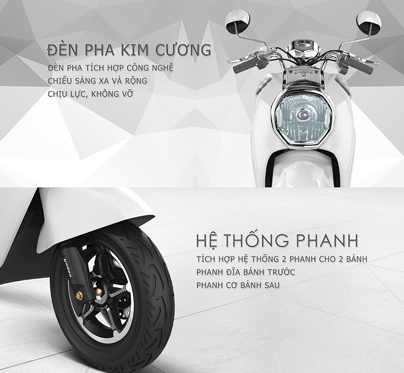 Xe máy điện Yadea Diamond viên kim cương của giới xe điện Xe máy điện Yadea Diamond viên kim cương của giới xe điện sự lựa chọn hoàn hảo cho bạn