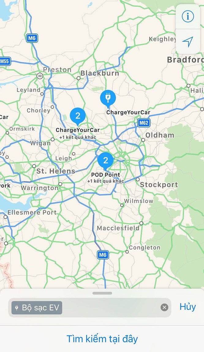 Ứng dụng của Google Maps đã được sử dụng trên các thiết bị Android và iOS Ứng dụng của Google Maps đã được sử dụng trên các thiết bị Android và iOS