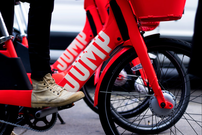 Tại San Fancisco dịch vụ cho thuê xe JUMP Bike đang có 250 chiếc xe hoạt động Tại San Fancisco dịch vụ cho thuê xe JUMP Bike đang có 250 chiếc xe hoạt động