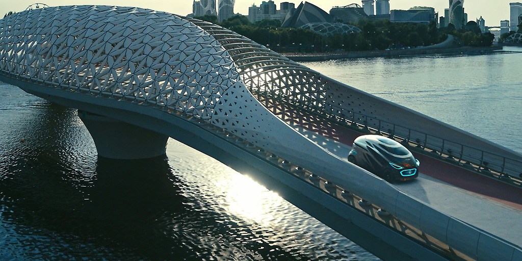 Vision Urbanetic là dòng xe điện tự lái thông minh Vision Urbanetic là dòng xe điện tự lái thông minh