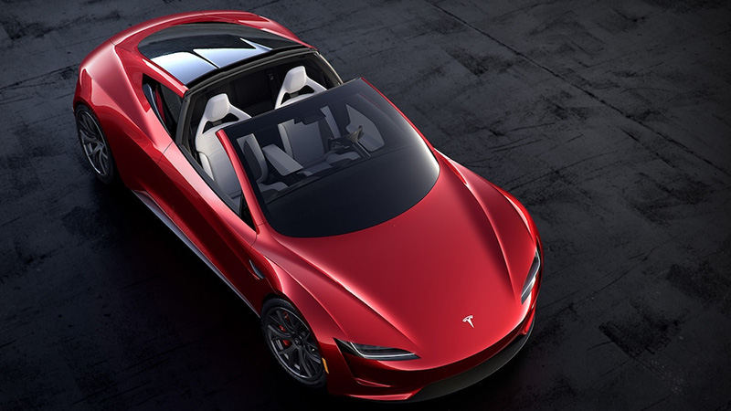 Tốc độ tuyệt vời của Tesla Roadster Unveill