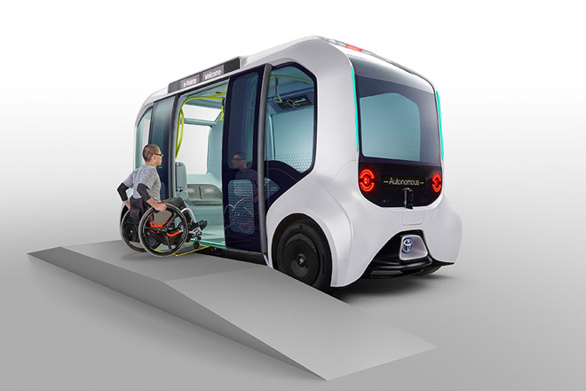 Toyota e-Palette rất tiện dụng cho vận động viên di chuyển tại Paralympic 2020