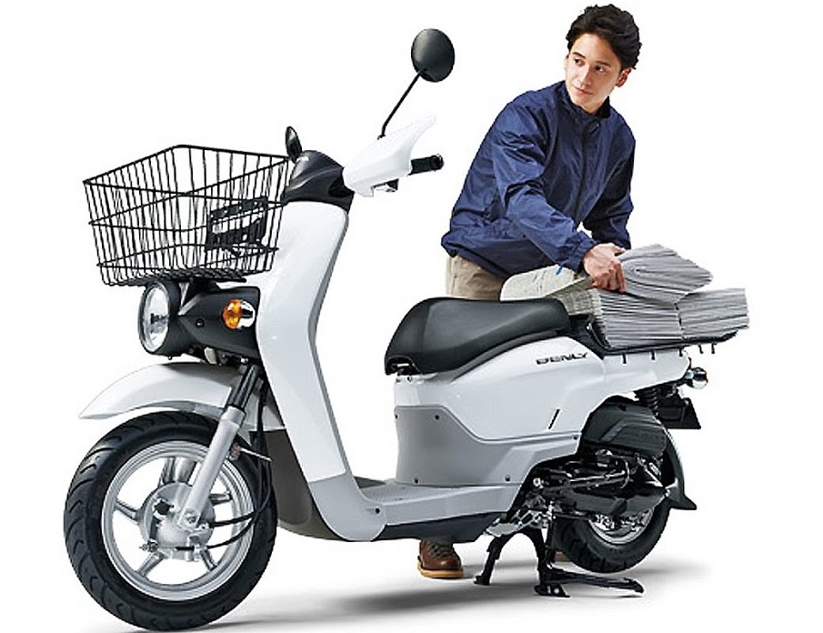 Chiếc xe có thể chở theo hàng hóa khá tiện lợi Chiếc xe có thể chở theo hàng hóa khá tiện lợi