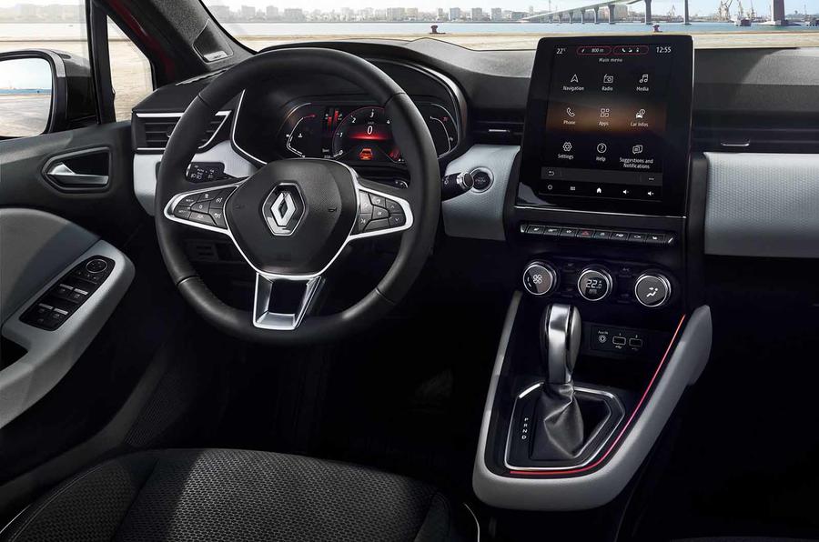 Nội thất trong chiếc xe điện của Renault Nội thất trong chiếc xe điện của Renault