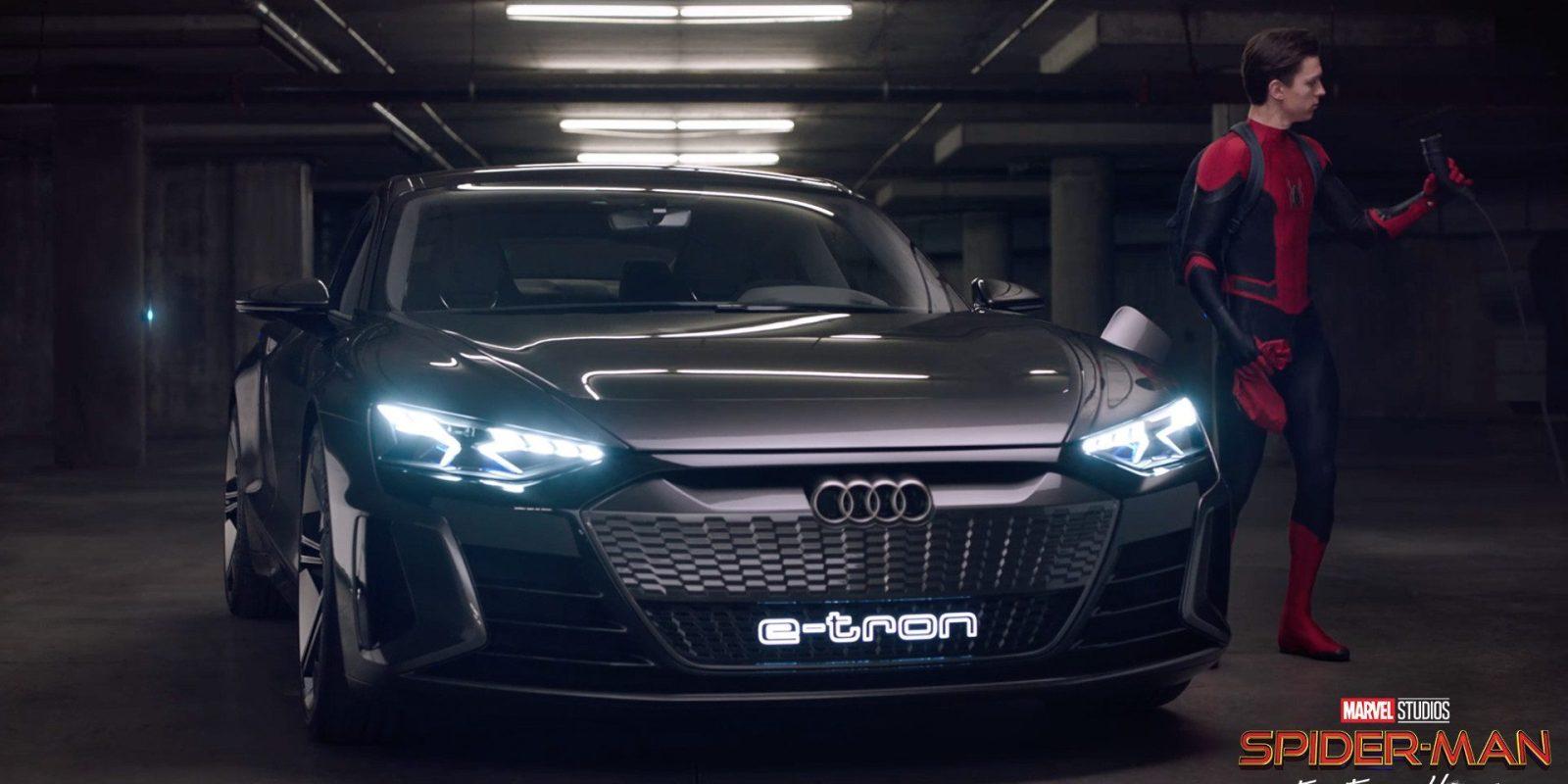 Chiếc Audi e-tron trên phim Spider Man
