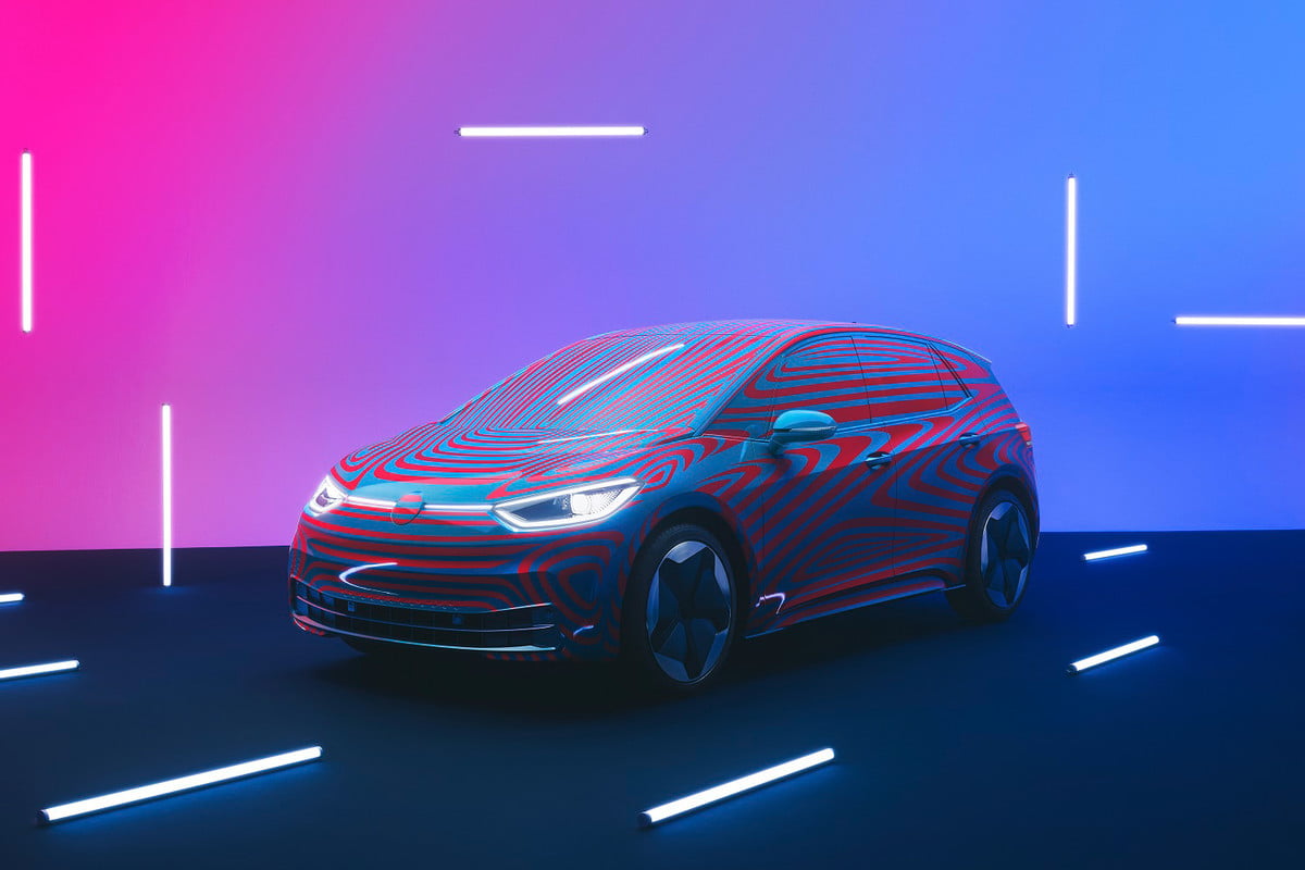 Chiếc xe điện ID3 của Volkswagen Chiếc xe điện ID3 của Volkswagen