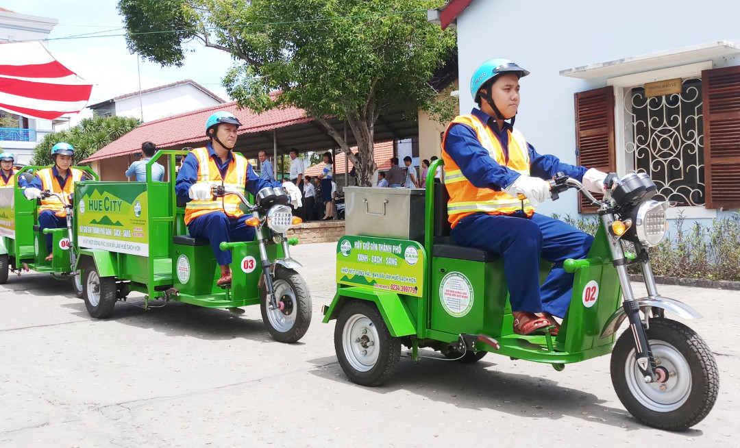 Xe 3 bánh điện rất thân thiện với môi trường và đạt hiệu quả cao trong công việc Xe 3 bánh điện rất thân thiện với môi trường và đạt hiệu quả cao trong công việc