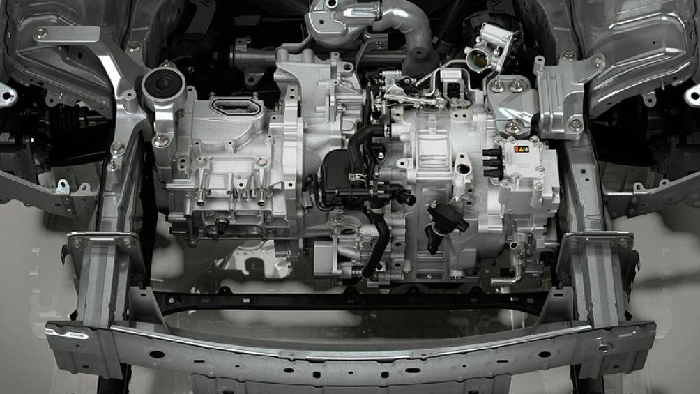 Mazda e-TPV sử dụng động cơ điện gắn trong khoang phía trước Mazda e-TPV sử dụng động cơ điện gắn trong khoang phía trước