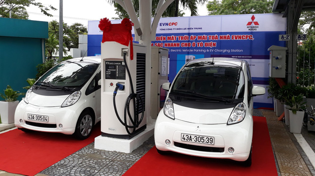 Ô tô điện Mitsubishi đang được thử nghiệm tại Đà Nẵng Ô tô điện Mitsubishi đang được thử nghiệm tại Đà Nẵng