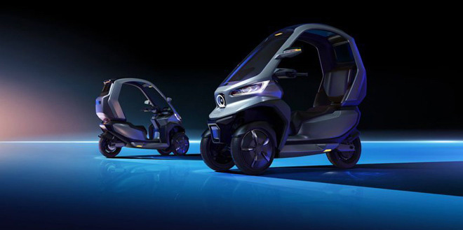 TQi-GT xe ba bánh chạy điện
