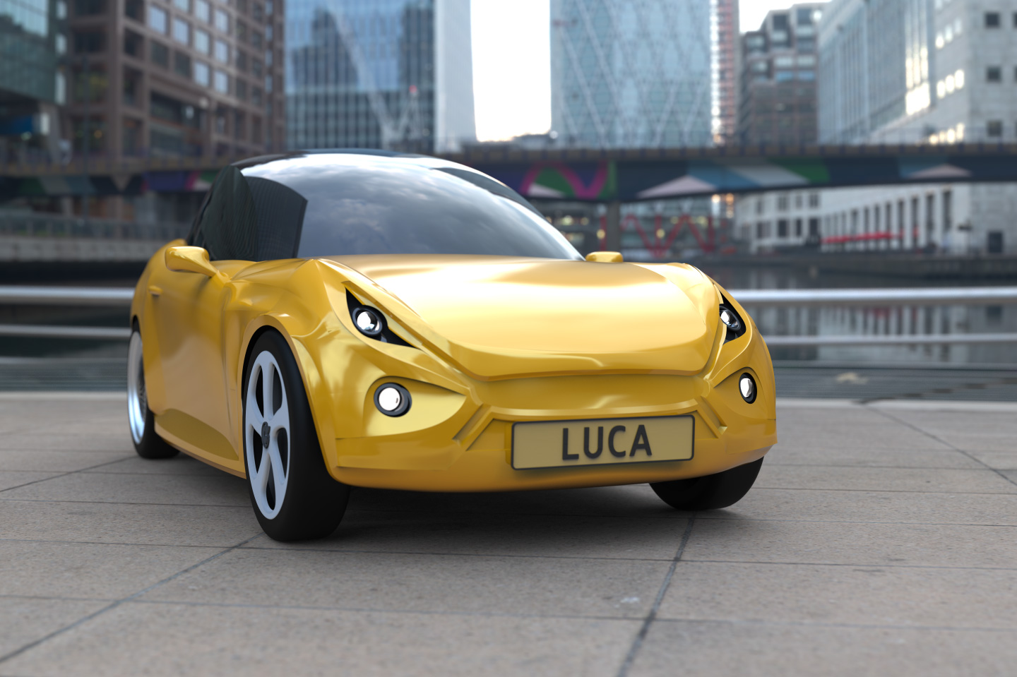 Dự kiến chiếc xe điện Luca này sẽ hoàn thiện vào tháng 6 năm nay