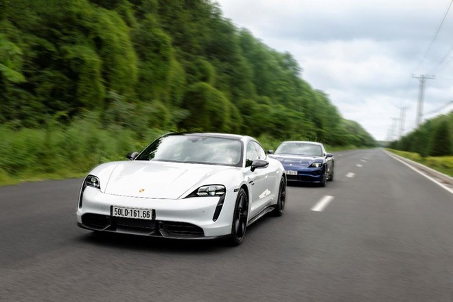 Xe điện Porsche Taycan được trang bị những công nghệ dẫn đầu ngành ô tô