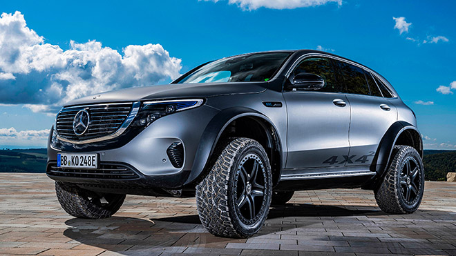 Mercedes EQC 4×4² được xây dựng dựa trên xe điện EQC