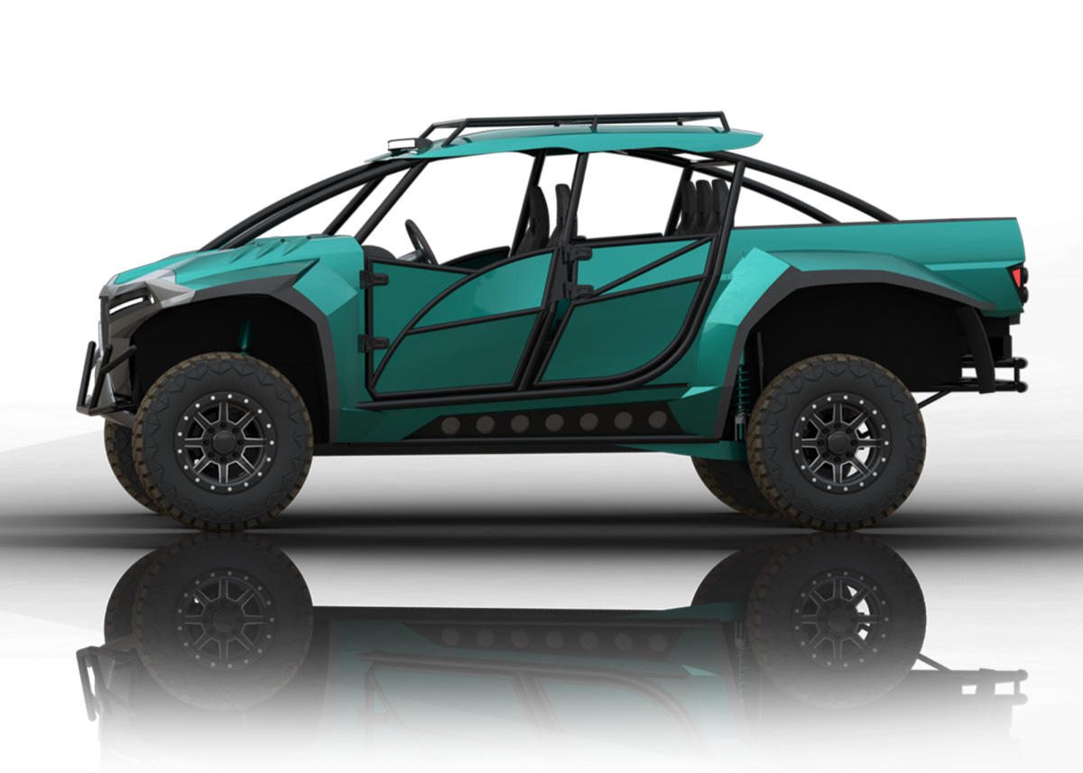 Volcon Beast- chiếc ATV chạy điện bốn chỗ