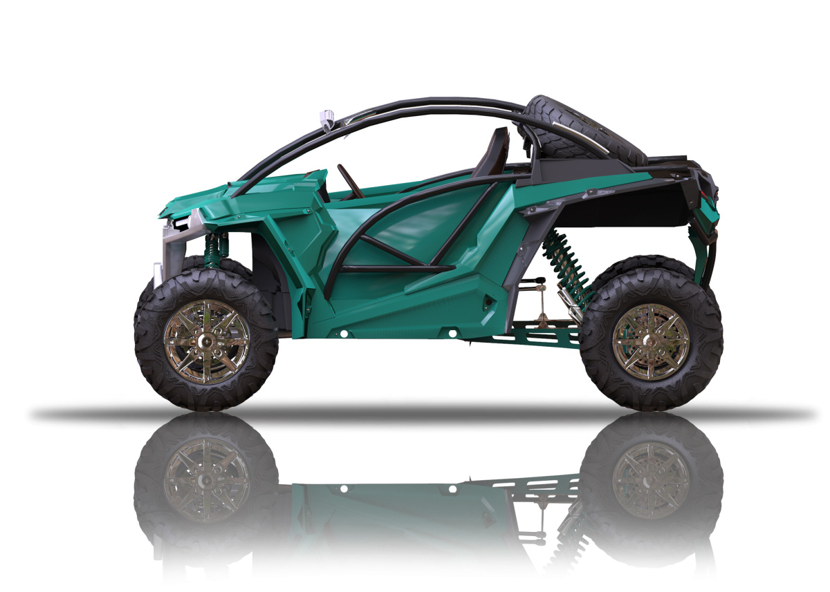 Volcon Stag- chiếc ATV 2 ghế cỡ nhỏ chạy điện