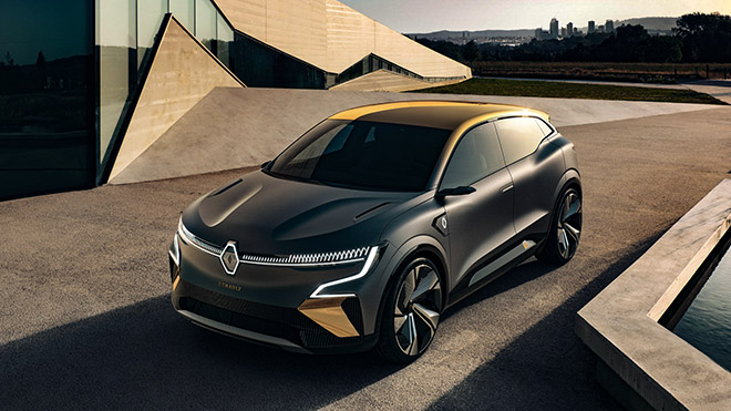 Renault Megane eVision- xe ô tô chạy điện đầu tiên của nước Pháp