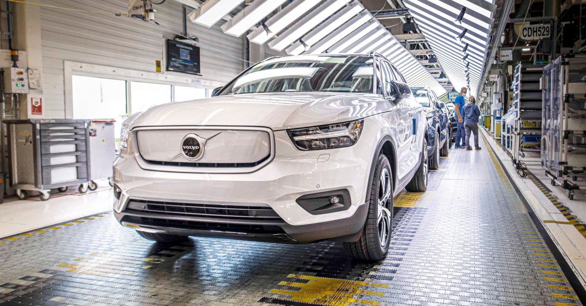 XC40 Recharge- mẫu xe đầu tiên của xe Volvo sắp ra mắt