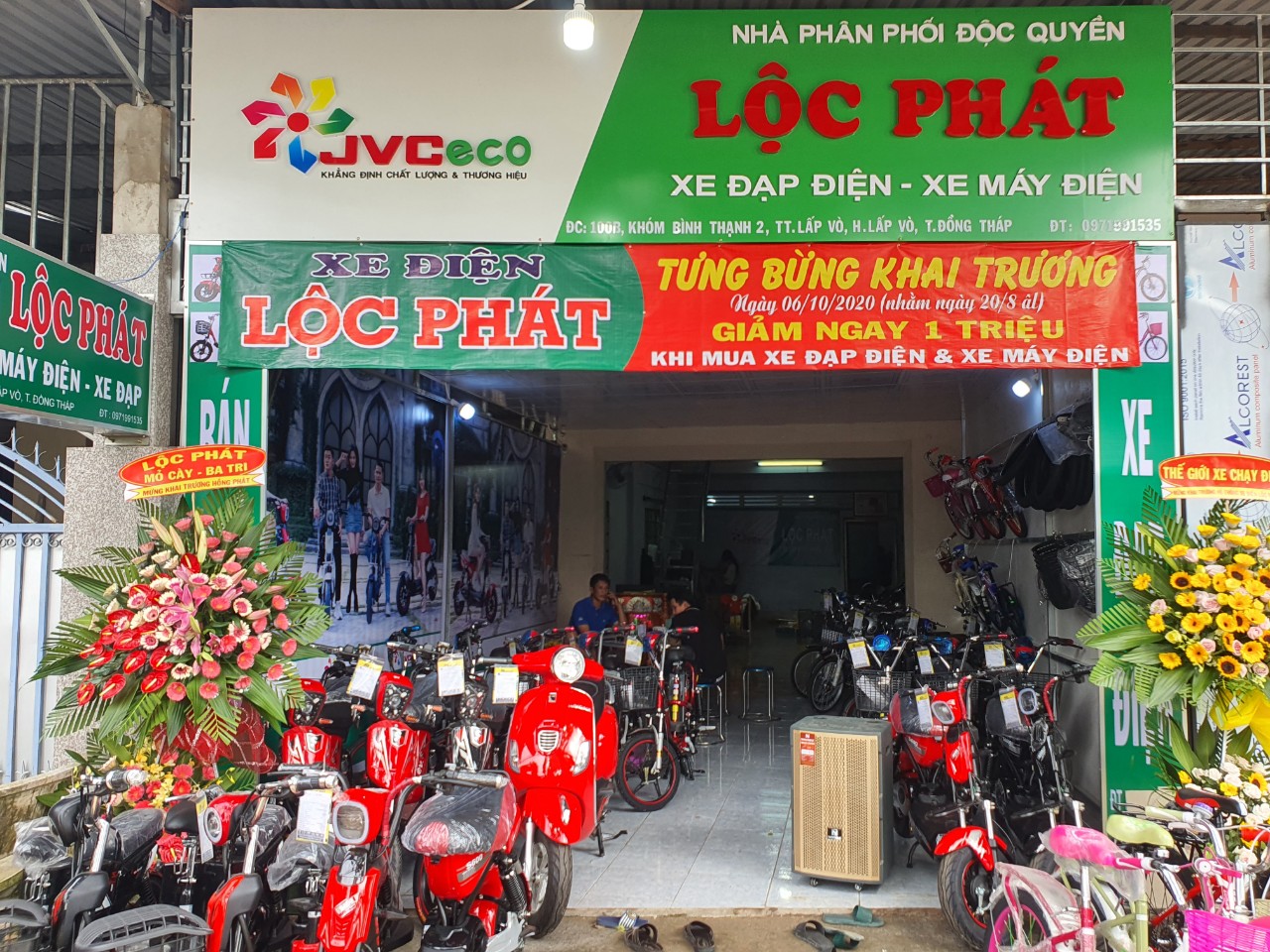 Giảm ngay 1 triệu đồng khi mua xe đạp điện, xe máy điện tại Lộc Phát