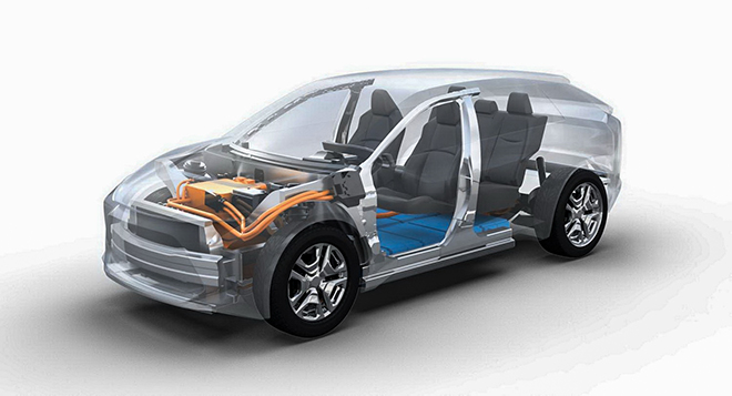 Evoltis được Subaru cùng với Toyota trang bị nền tảng e-TNGA