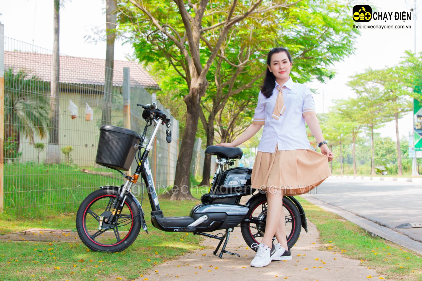 Vnbike V3 có giá bán chỉ 10.450.000đ tại Thế Giới Xe Chạy Điện