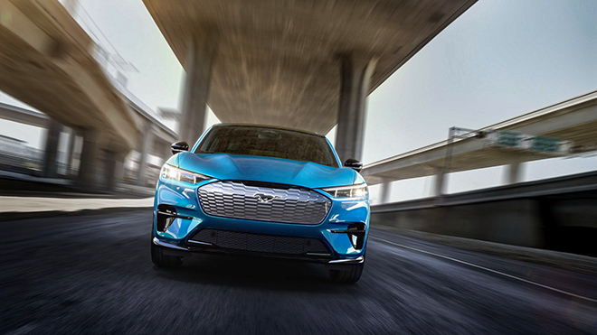 Xe điện Mustang Mach-E được Ford trang bị bộ pin tăng cường