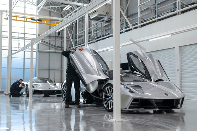 Lotus Evija sở hữu vẻ ngoài đầy ấn tượng