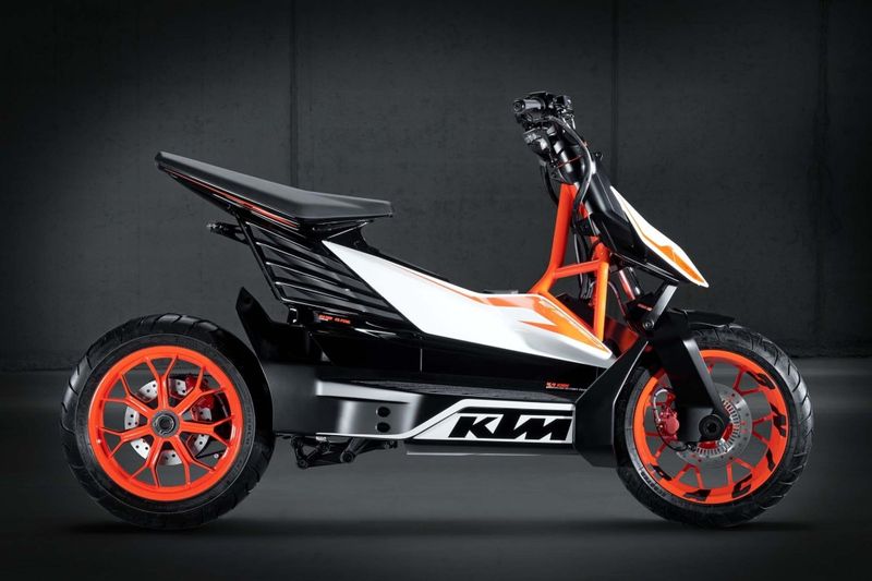 Thiết kế xe tay ga chạy điện của KTM