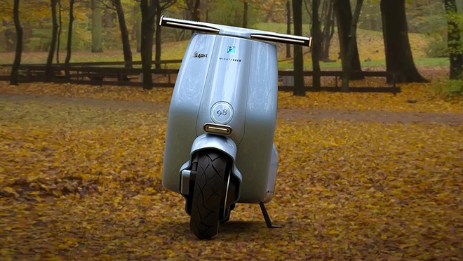 Mightyseed tung ra bản Concept xe điện Vespa 98