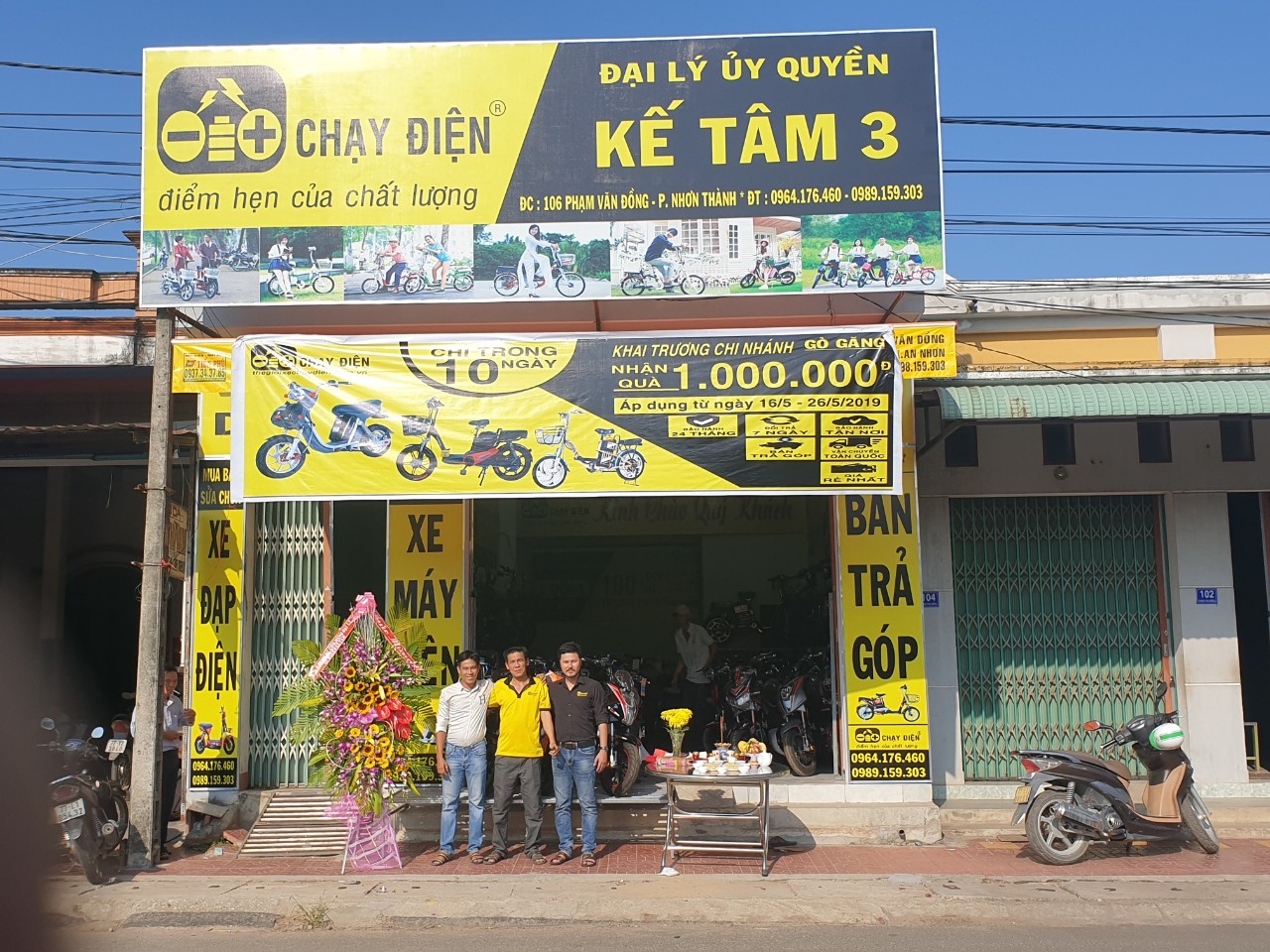Chính thức khai trương Kế Tâm 3 – đại lý ủy quyền của Thế Giới Xe Chạy Điện Chính thức khai trương Kế Tâm 3 – đại lý ủy quyền của Thế Giới Xe Chạy Điện
