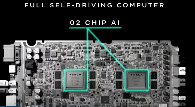 Tích hợp 2 con chip trí tuệ nhân tạo AI vào xe Tesla