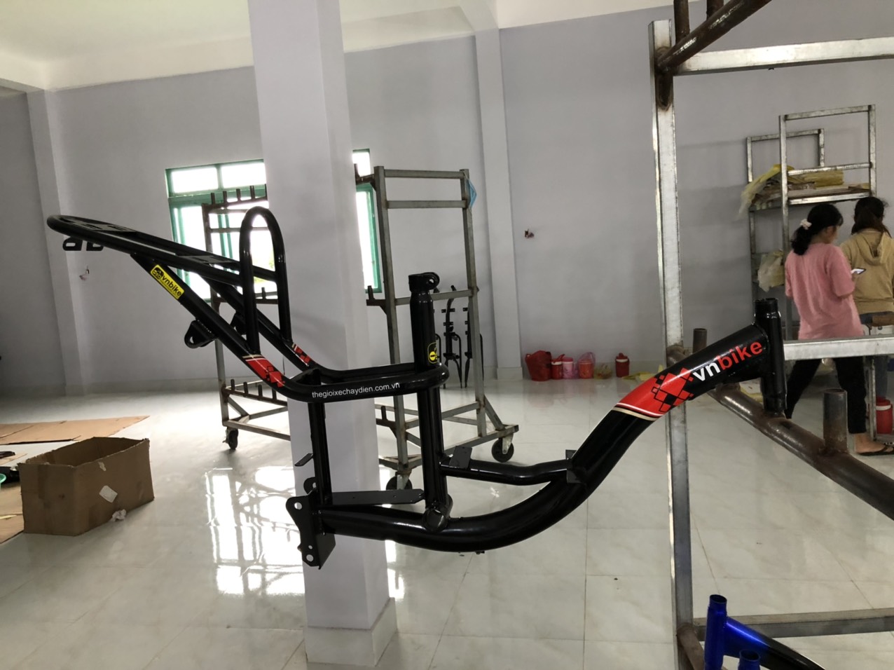 Sơn khung sườn xe đạp điện giúp khung xe đẹp – bền hơn