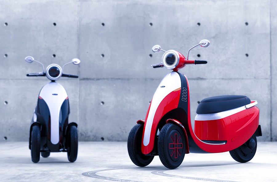 Xe tay ga điện Microletta concept