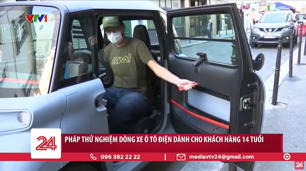 Pháp thử nghiệm dòng xe ô tô điện cỡ nhỏ cho khách hàng 14 tuổi