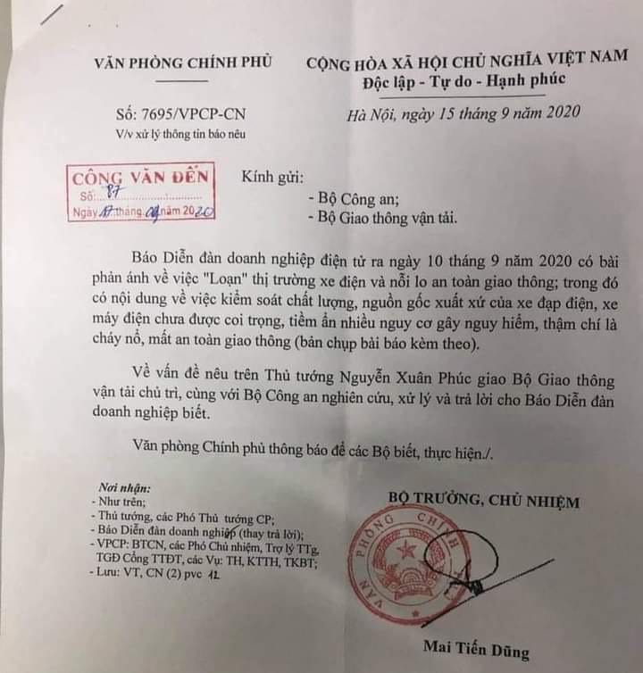Thủ tướng chỉ đạo nghiên cứu, xử lý phản ánh của DĐDN về vấn đề 