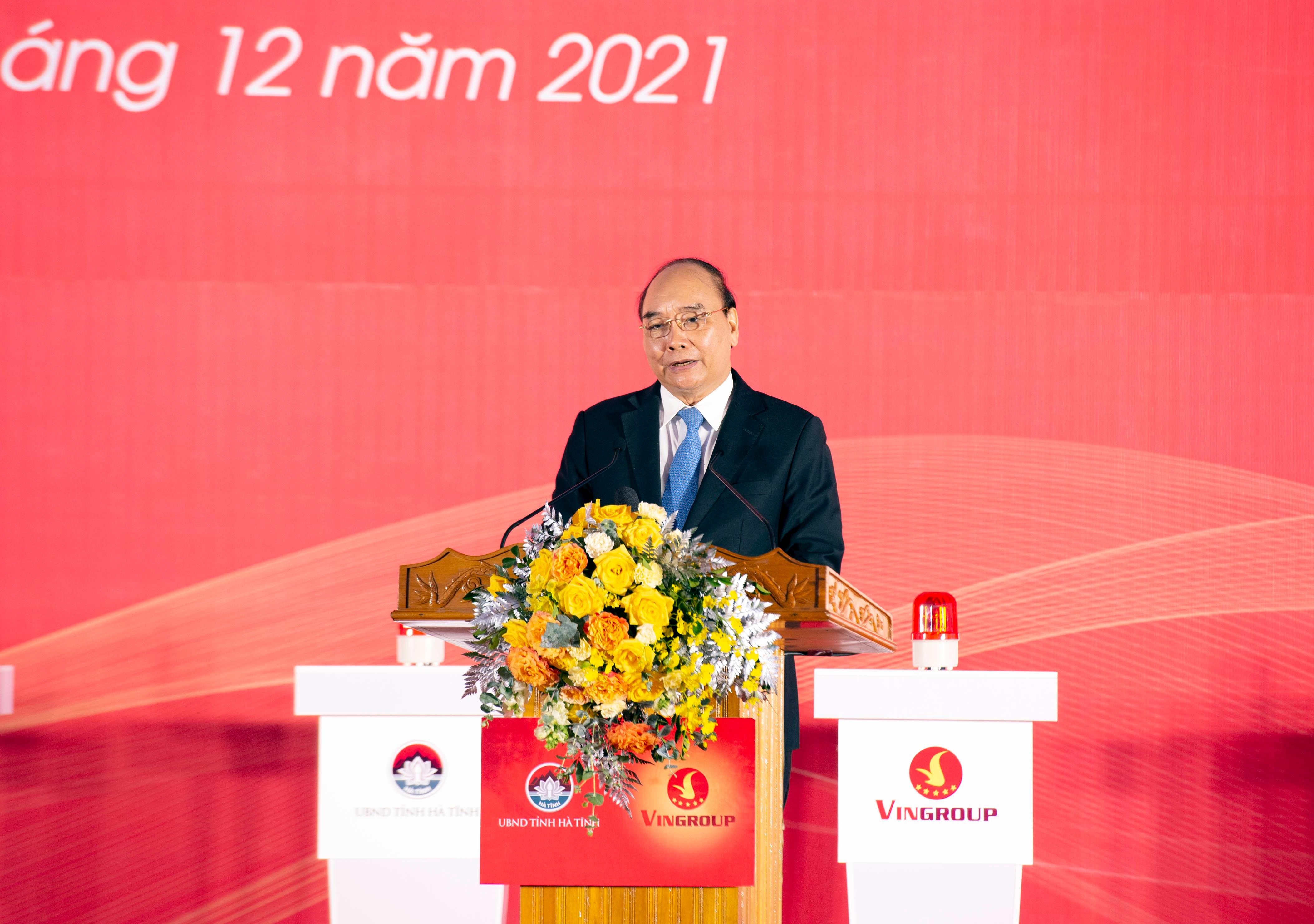 Phát biểu ấn tượng của chủ tịch nước Nguyễn Xuân Phúc vào buổi lễ khởi công nhà máy VinES
