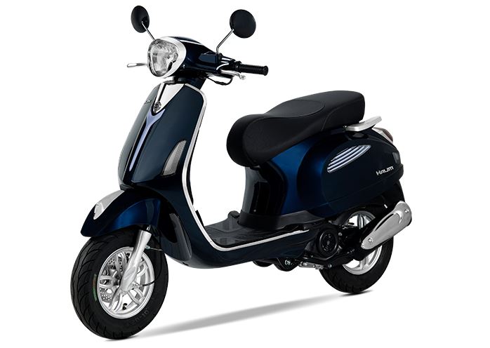 Xe tay ga 50cc vespa HaLim đen huyền bí