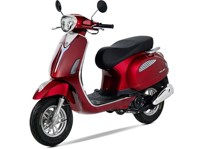 Xe tay ga 50cc vespa HaLim đỏ cá tính