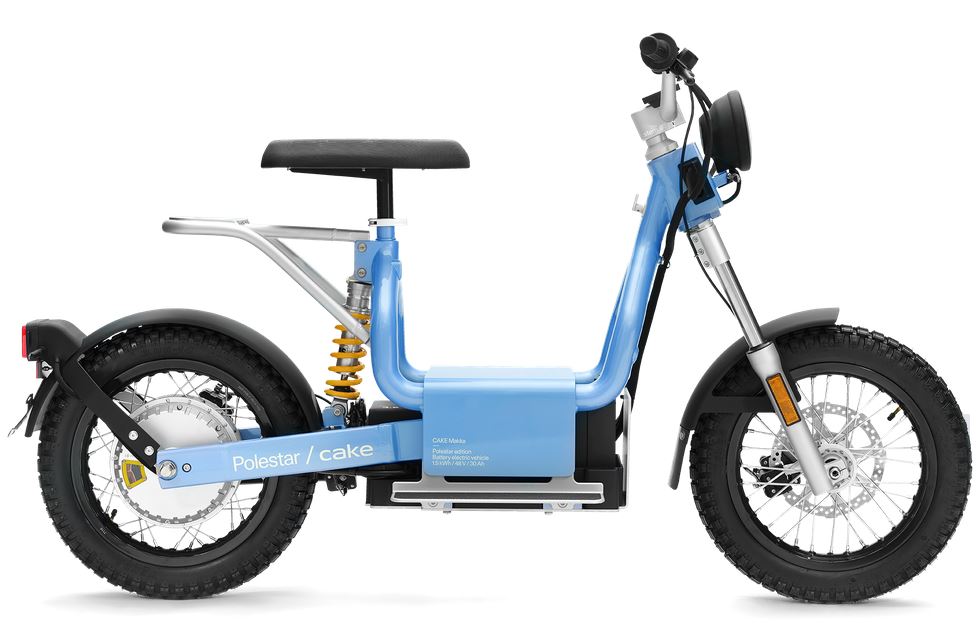 Volvo chính thức ra mắt xe máy điện Makka Polestar với điểm nhấn màu sơn xanh da trời