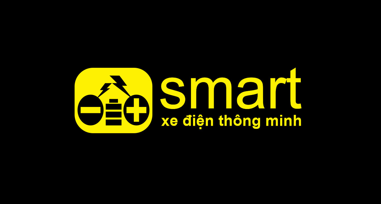 Logo đen xe điện thông minh