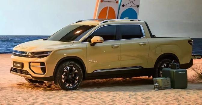 Dòng xe bán tải Radar RD6 ở Trung Quốc có vai trò như máy phát điện công suất 6kW