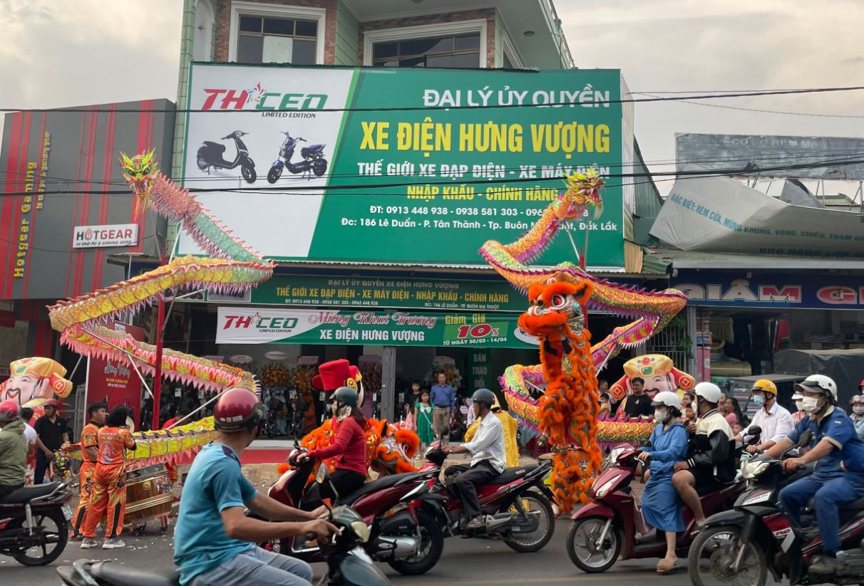 Đại lý ủy quyền Hưng Vượng của TGXCĐ chính thức khai trương tại 186 Lê Duẩn, P.Tân Thành, TP. Buôn Ma Thuột, Đắk Lắk