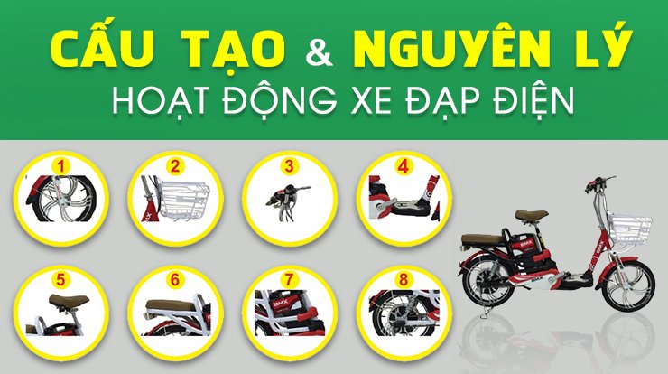 Cấu tạo và nguyên lý hoạt động của xe đạp điện Cấu tạo và nguyên lý hoạt động của xe đạp điện