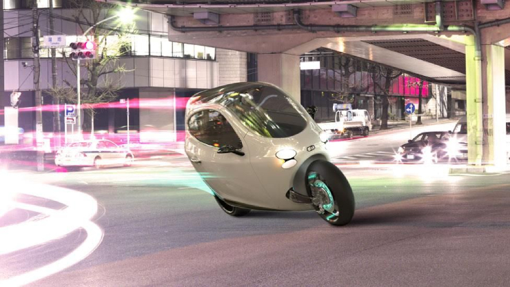 Lit Motors C-1 có thể nghiêng 45 độ Lit Motors C-1 có thể nghiêng 45 độ