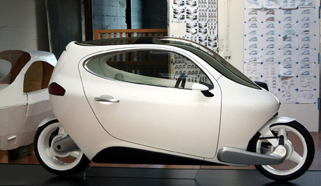 Xe điện tự cân bằng Lit Motors C-1 nhỏ gọn dễ di chuyển Xe điện tự cân bằng Lit Motors C-1 nhỏ gọn dễ di chuyển