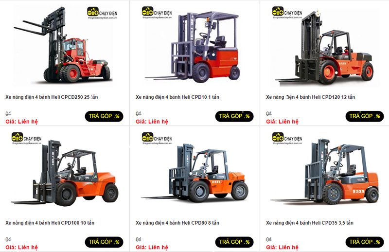 Xe nâng điện giá rẻ TP.HCM Xe nâng điện giá rẻ TP.HCM